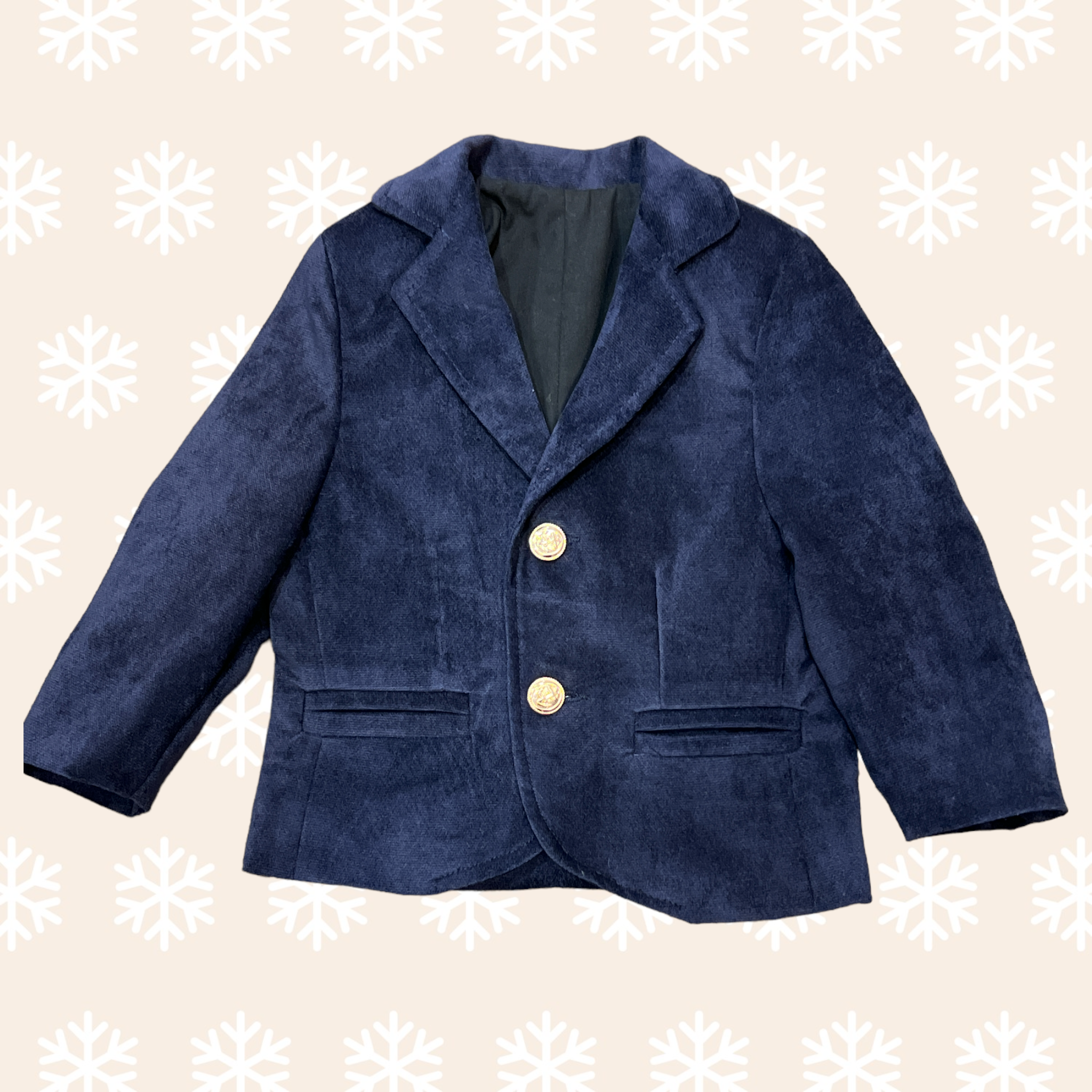 Navy Velvet Set